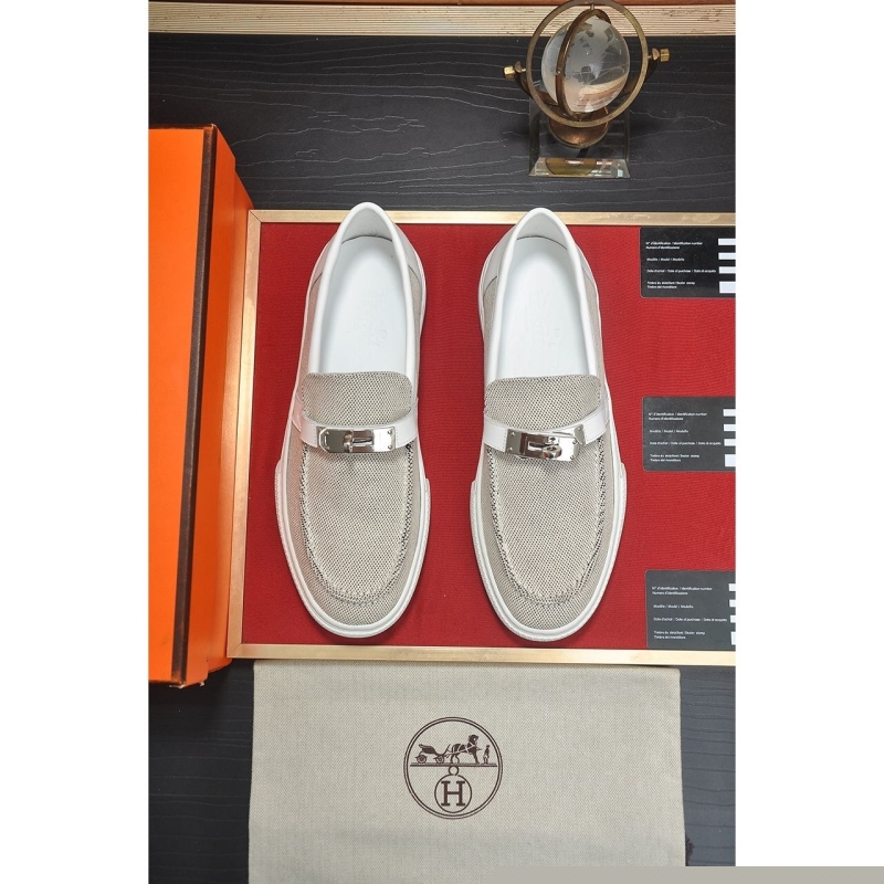 H**mes leather shoes